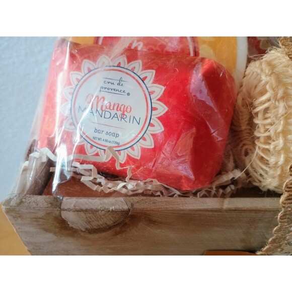 Wine Country Discontinued Gift Basket Mango Mandarin Themed - New - Picture 5 of 12